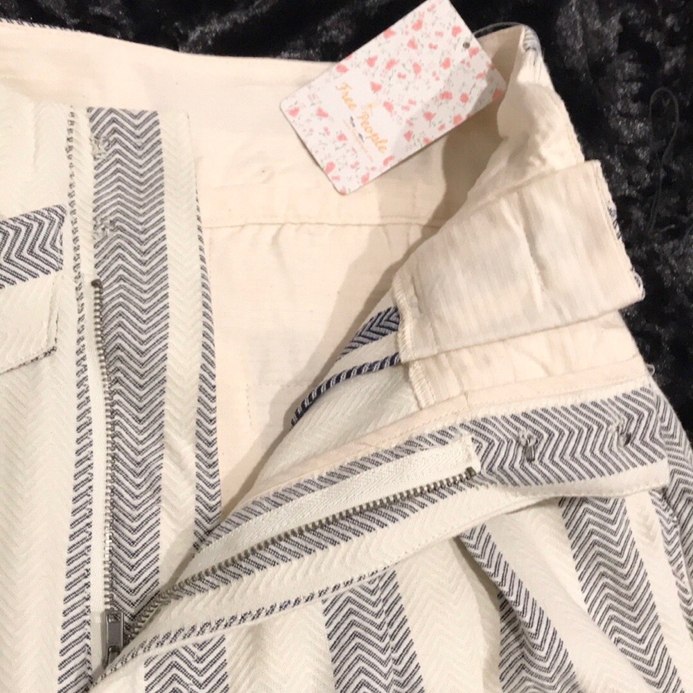 Free People  Hi Tyed Wide Leg Striped Pants. - Picture 5 of 9